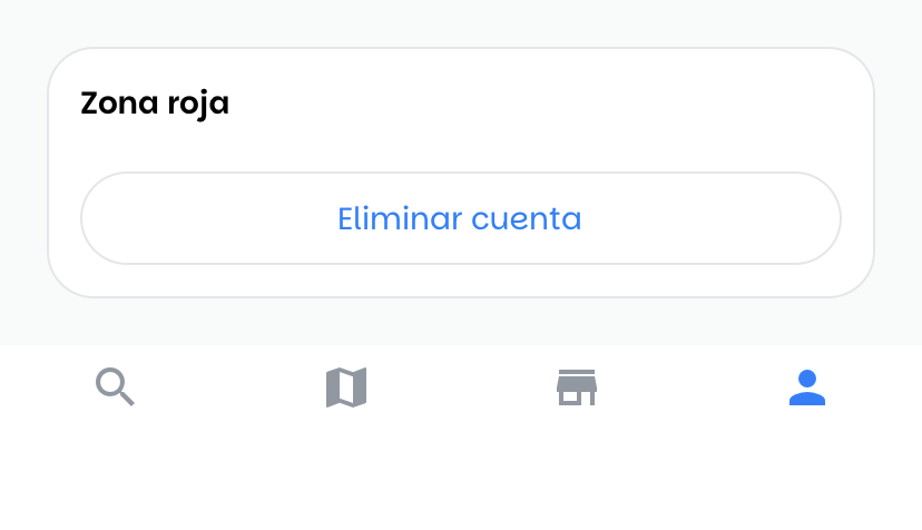 Pantalla de perfil